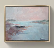 Original Impressionist Painting on 11 in x14 in Canvas - Signed by the Artist