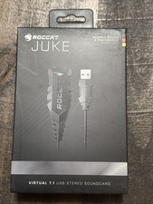 ROCCAT Juke Model ROC-14-111-AM 7.1 Surround Soundcard  Headset Adapter NIB 