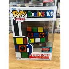 VAULTED LE EXC Rubik's Cube Funko Pop #108 Retro Toys Puzzles 3D Spin Master
