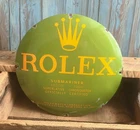 Vintage Rolex Watches Submariner Porcelain Enamel Metal Advertising Sign
