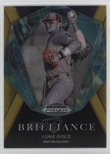2022 Panini Prizm Draft Picks Brilliance Gold Prizm 9/10 Luke Gold #BR-LG 03xg