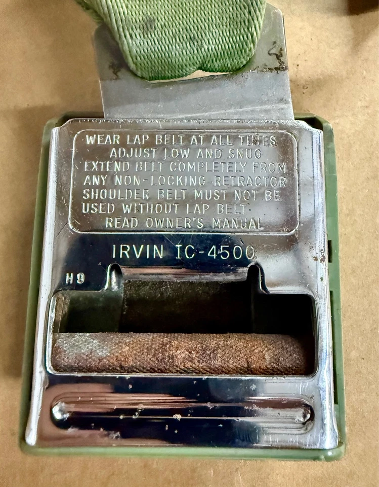 1967-1972 GM CINTURONES DE SEGURIDAD IMPALA NOVA CHEVELLE 442 GTO SS OEM # 348408 GMC CHEVY? Foto 4 de 4