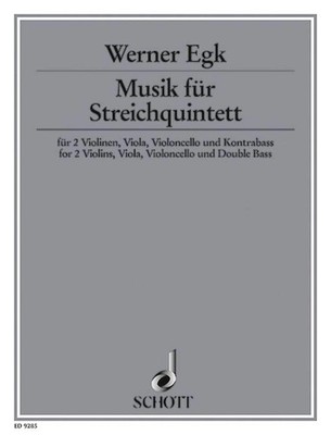 Musik für Streichquintett Partitur und Stimmen 2 Violinen, Viola, Cello und Kontrabass