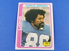 1978 TOPPS FOOTBALL #344 CHARLIE SANDERS HIGH GRADE NEAR MINT NRMT