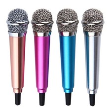 3.5mm Portable Mini Phone Mic Stereo Studio Audional Microphone for Laptop PC