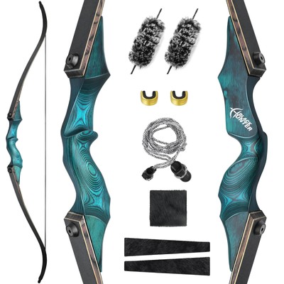 Black Hunter Takedown Recurve Bows for Adults Archery Bow Set Hunting Bow 60''...