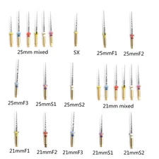 1 Pack Dental Universal Endo Niti File Rotary Assort SX-F3 19MM 25MM 21MM 31MM