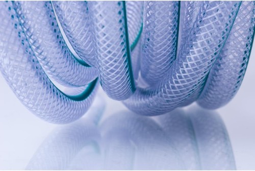 Clear Braided 1 2" 3 8" PVC Flexible Tubing Pipe Reinforced Vinyl Water Hose - Picture 3 of 4