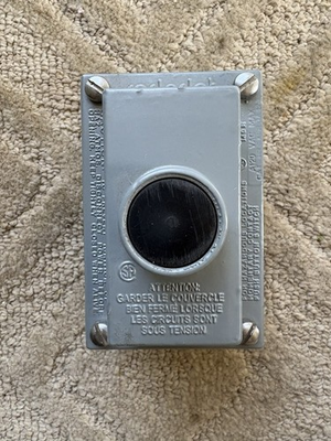 #ad Thomas amp; Betts Red Dot Control Box And Cover Hannay Button HR EXPB 2A $180.00