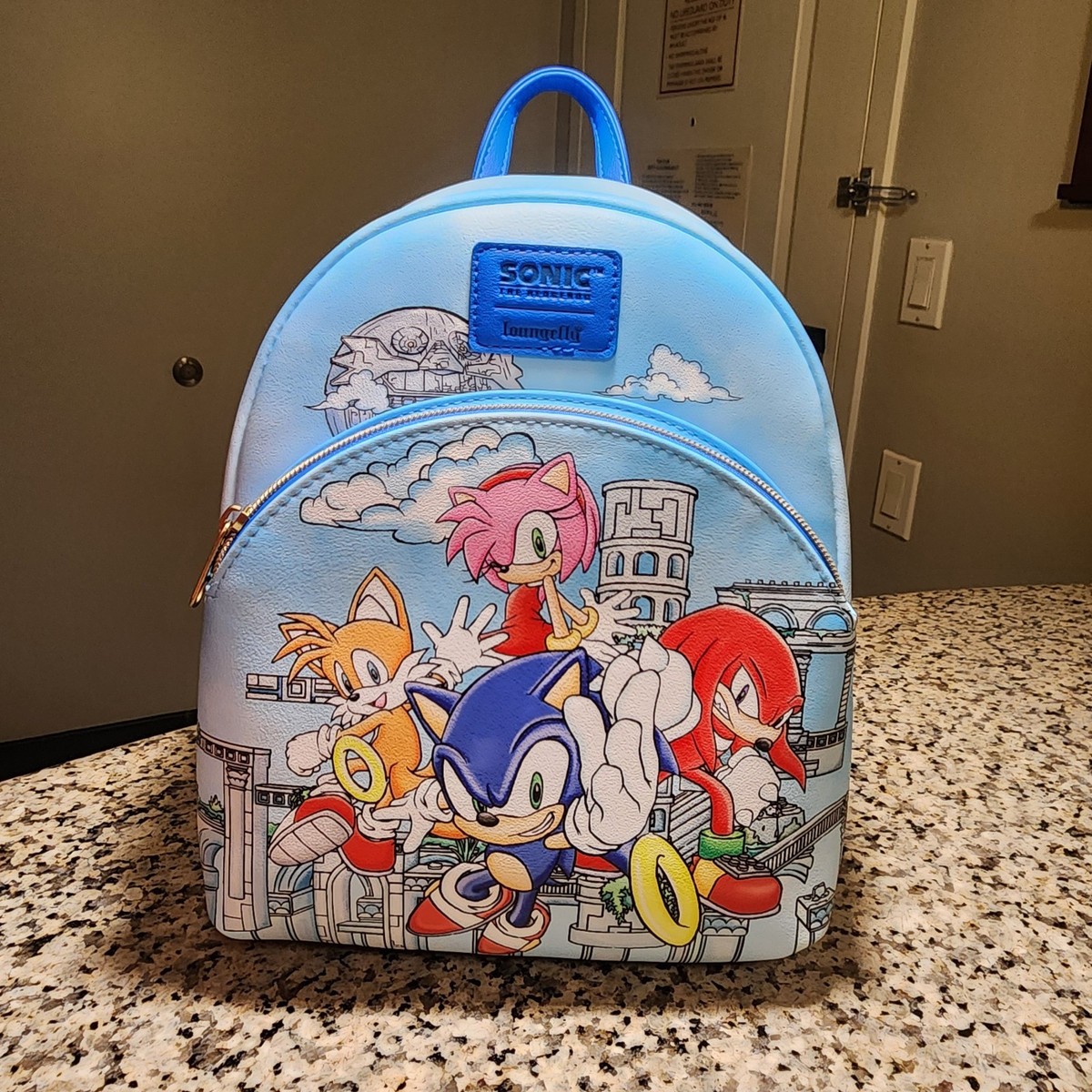 Loungefly Sonic The Hedgehog Sonic and Friends Mini Backpack 
