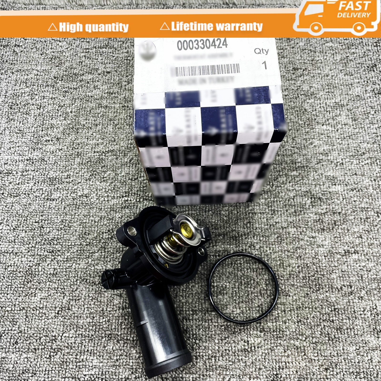1pcs 330424 Thermostat for Maserati Ghibli Levante Quattroporte Gasoline Cars