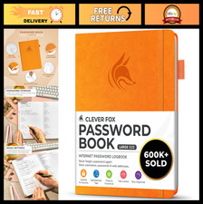Password Organizer Logbook with Alphabetical Tabs - Large Internet Address Keepe
