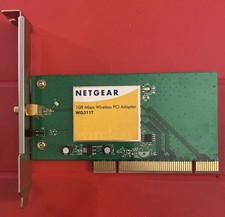 Netgear 108 Mbps Wireless PCI Adapter 32-bit PCI WG311T
