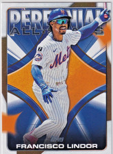 2026 Topps Series 1 Celebration Francisco Lindor Perennial All-Stars #PAS-5 Mets