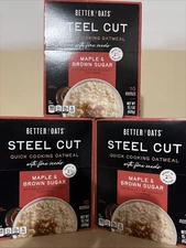 Better Oats 100 Calorie Maple & Brown Sugar Flax Seeds Instant Oatmeal 9.8 oz