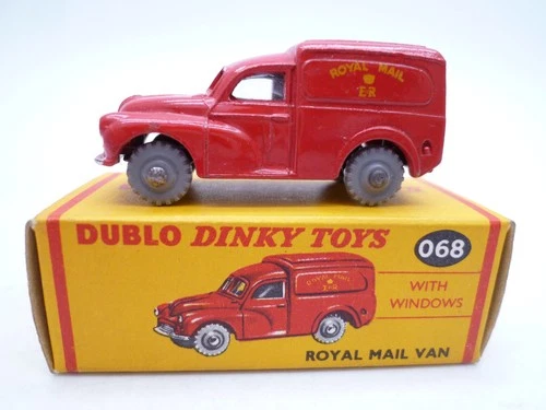 VINTAGE DUBLO DINKY TOYS 068 MORRIS ROYAL MAIL VAN IN ORIGINAL BOX 1959