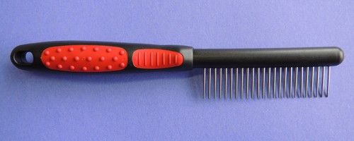 Jeffers Dog Cat Pet Sturdy GROOMING COMB Fine, Medium, Coarse & Shedding Combs - Picture 4 of 5