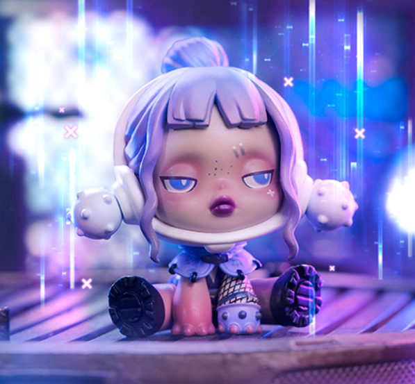 SKULLPANDA Night City SP5 Naughty Bodyguard Art Toy Figure