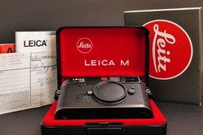 Leica LEITZ M6 schwarz OVP u. Box *1A frühe Seriennummer* - ROTER PUNKT KAMERA
