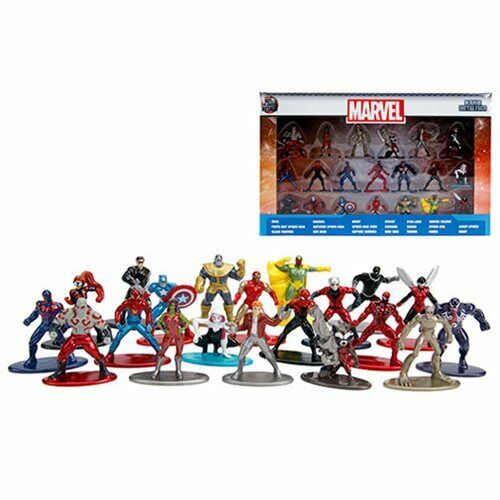 Jada * Marvel 20-Piece Set * Nano Metalfigs Metal Mini Figures 20-Pack 1 2/3" - Picture 1 of 8