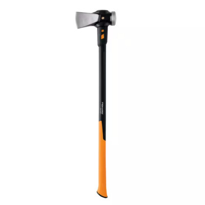 8 lb Splitting Maul Forged Steel Axe 36'' Fiberglass Handle Wood Log Splitter Too