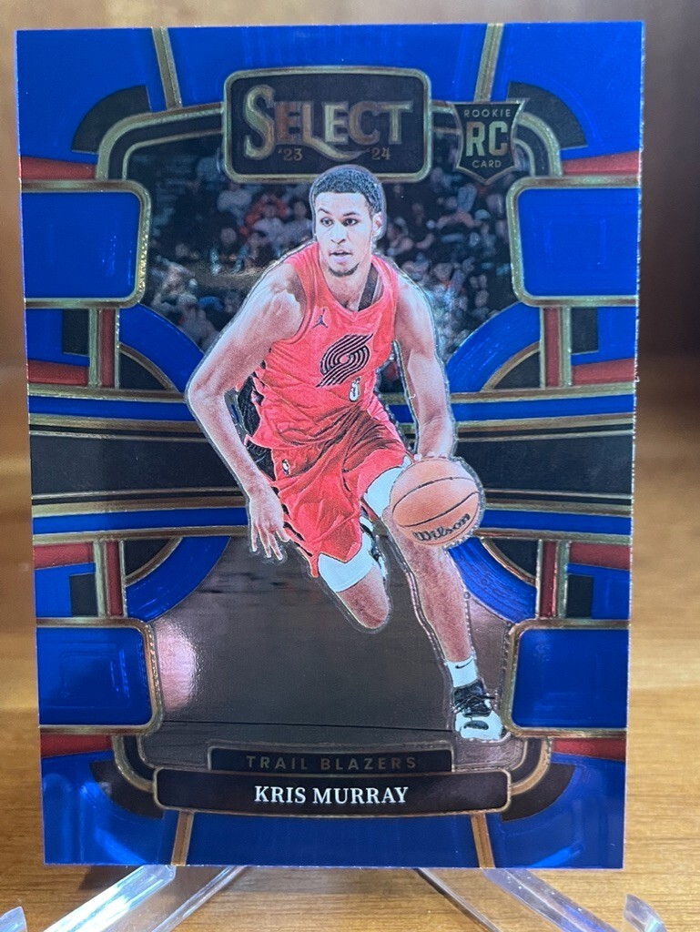 2023-24 Panini Select Kris Murray (RC) #91 Concourse Blue