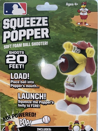 Tirador de bolas de espuma suave SQUEEZE POPPER Cardinals - Imagen 5 de 8