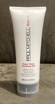 NEW! PAUL MITCHELL FIRM STYLE SUPER CLEAN SCULPTING HAIR GEL - 6.8 OZ ORIGINAL