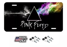 Pink Floyd License Plate New Car Tag Metal Aluminum Usa Black