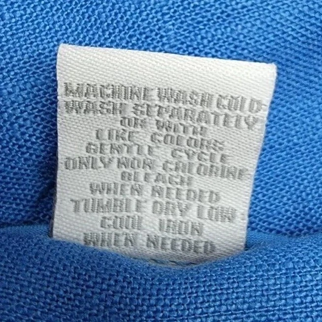 Relativity Womens Jacket Coat Size 1X Blue Linen - Image 4 of 4