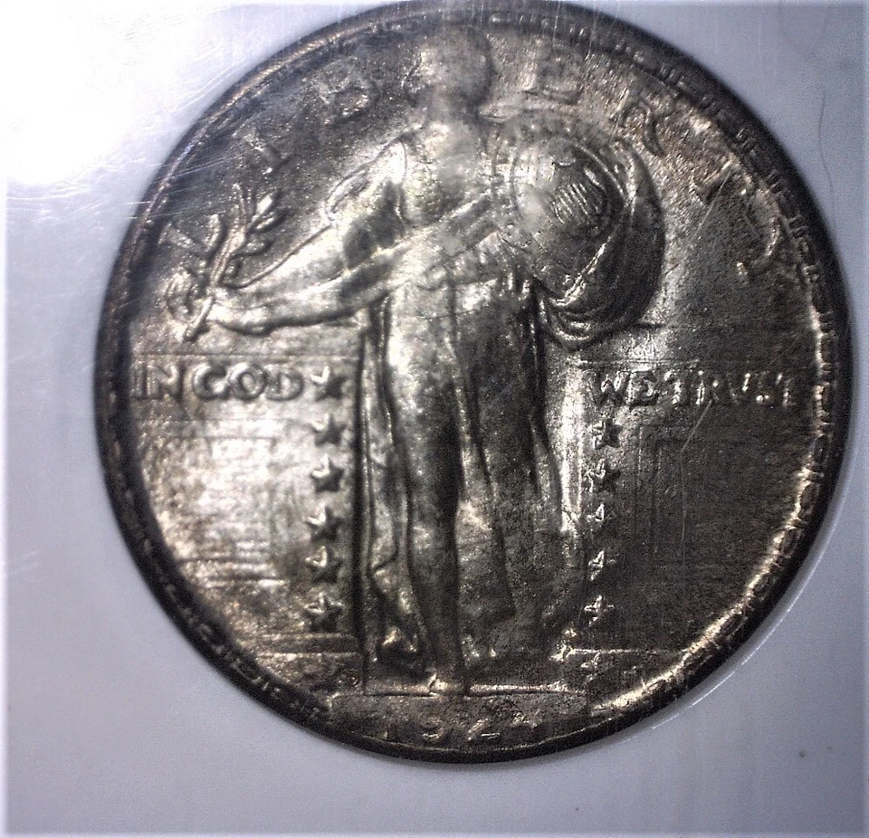 1924 D Standing Liberty Quarter, NGC MS66, Issue Free - Image 2 of 4