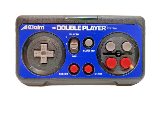 Aklaim Nintendo Double Player System 1989 Wireless Controller Vintage