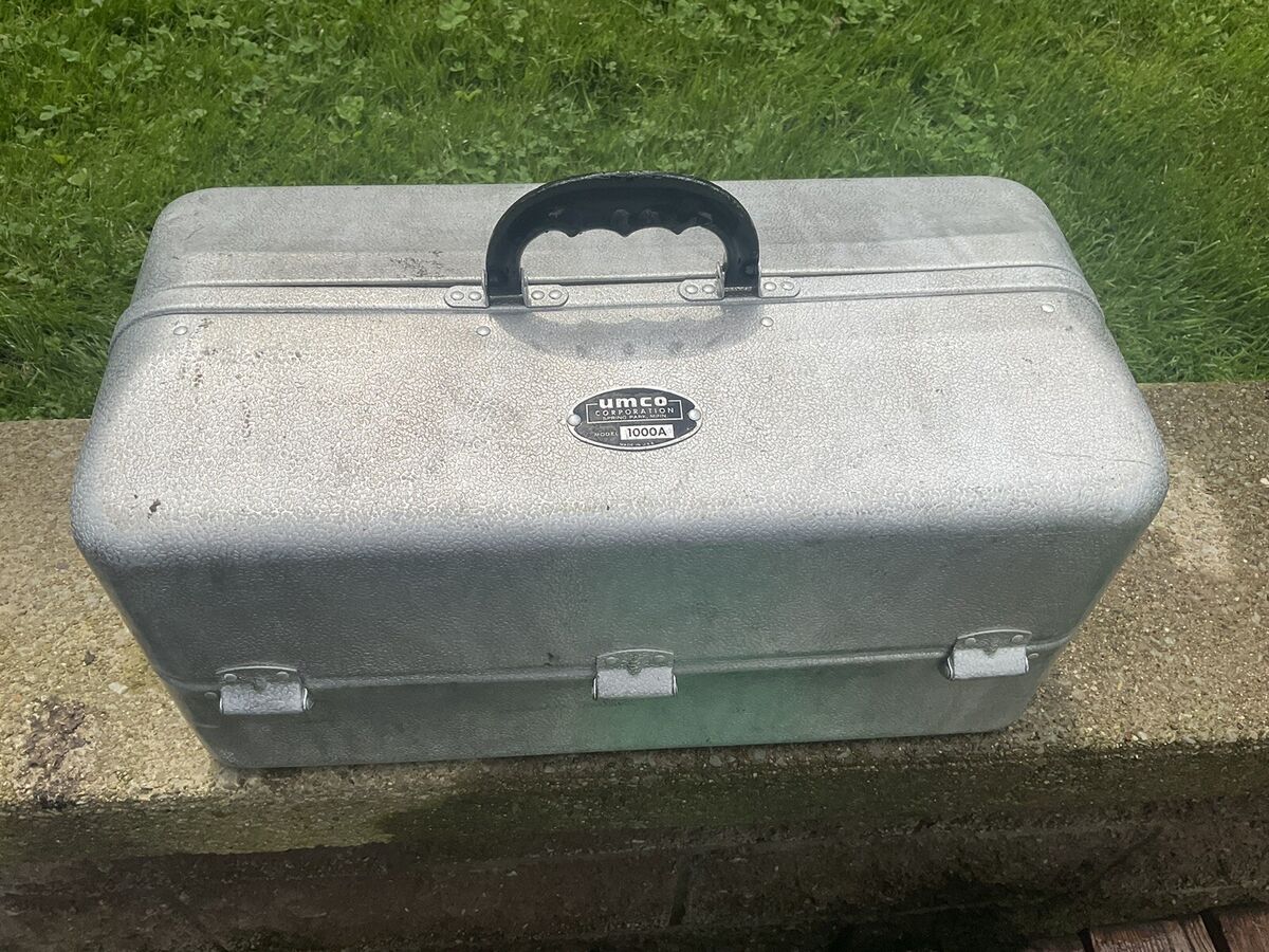 Vintage Fishing 50s 60s Umco 1000 A Tackle Box 7 Tray | eBay Vintage Fishing 50s 60s Umco 1000 A Tackle Box 7 Tray | eBay