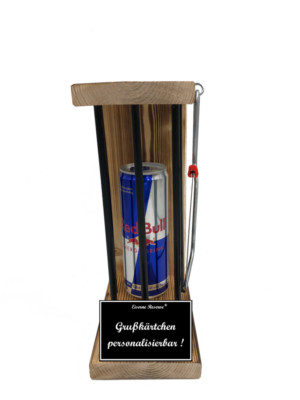 Eiserne Reserve - Personalisierbar - Black Edition mit Red Bull - Geschenk für M