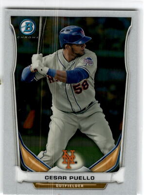 2014 Bowman #BCP34 Cesar Puello Chrome Prospects
