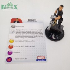 Heroclix Secret Invasion set Punisher 030 Uncommon figure w/card 