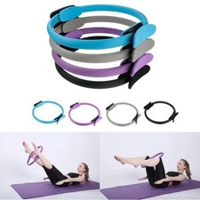 Pilates Ring Exercise Resistance Gym Ring Fitness Yoga Grip Magic Foam Circle UK
