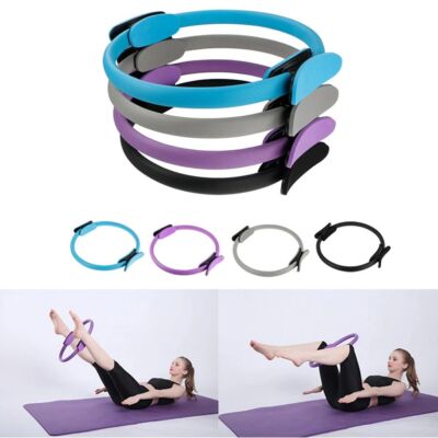 Pilates Ring Exercise Resistance Gym Rings Fitness Magic Circle Foam Grip  Yoga UK