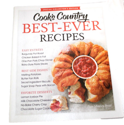 Cooks Country Magazine Best Ever Recipe Special Collector Edition 2019
