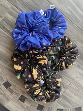 NEW Handmade Christmas Scrunchies Jumbo Size. 2 Pack