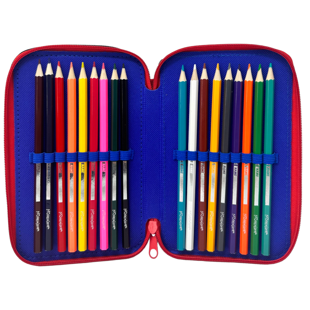 Astuccio Batman 3 Scomparti Con 44 Pezzi - Penne, Matite, Pennarelli Giotto Per Scuola - Foto 7