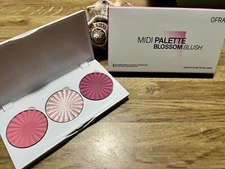 OFRA Midi Palette Blossom Blush-3 Pan Blush & Highlighter NIB, Beautiful Colors!