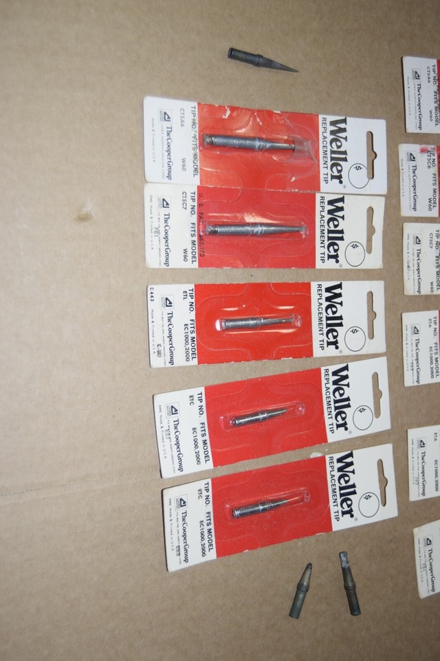 Lot De 2 Pointes De Rechange DST5 Weller Pour Fer à Souder Modèle DS40/DS60
