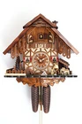 cuckoo clock black forest 8 day original german  wood chopper new