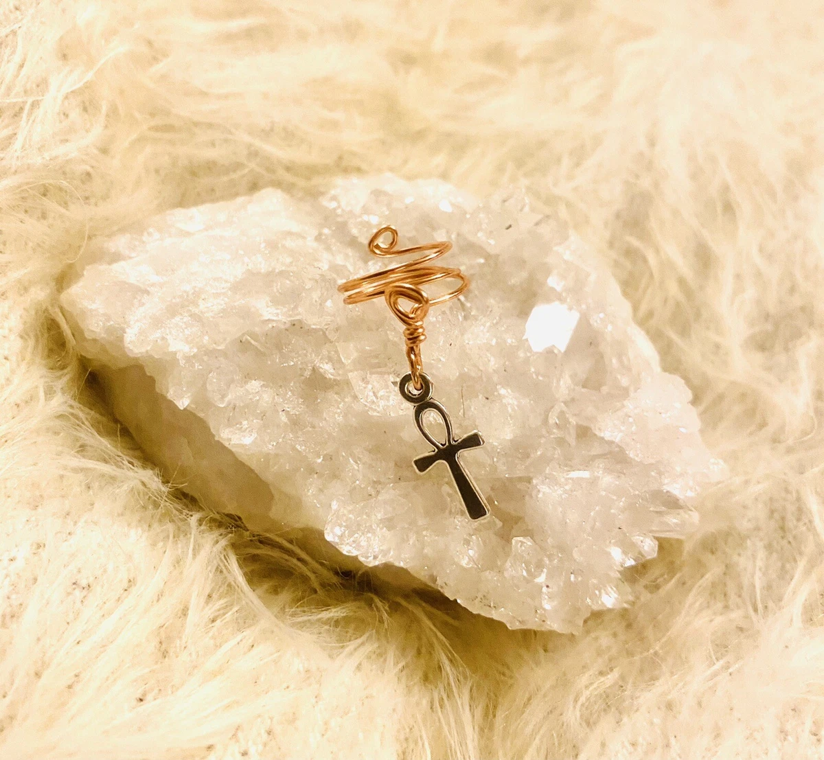 Ankh hair deals jewelry