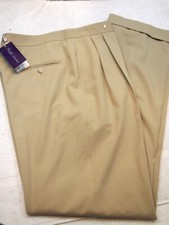 Ralph Lauren Purple Label Cuffed Pleated Wide Leg Dress Pants NWT Size 12  1090