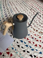 Fellow Stagg EKG - Slate Grey + Maple - Electric Kettle