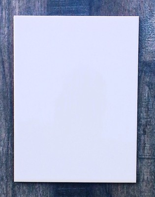 15 x 20 cm (8''x6'') Wandfliesen. Einfache flache glänzende weiße Box mit 33 Fliesen m² auf Lager