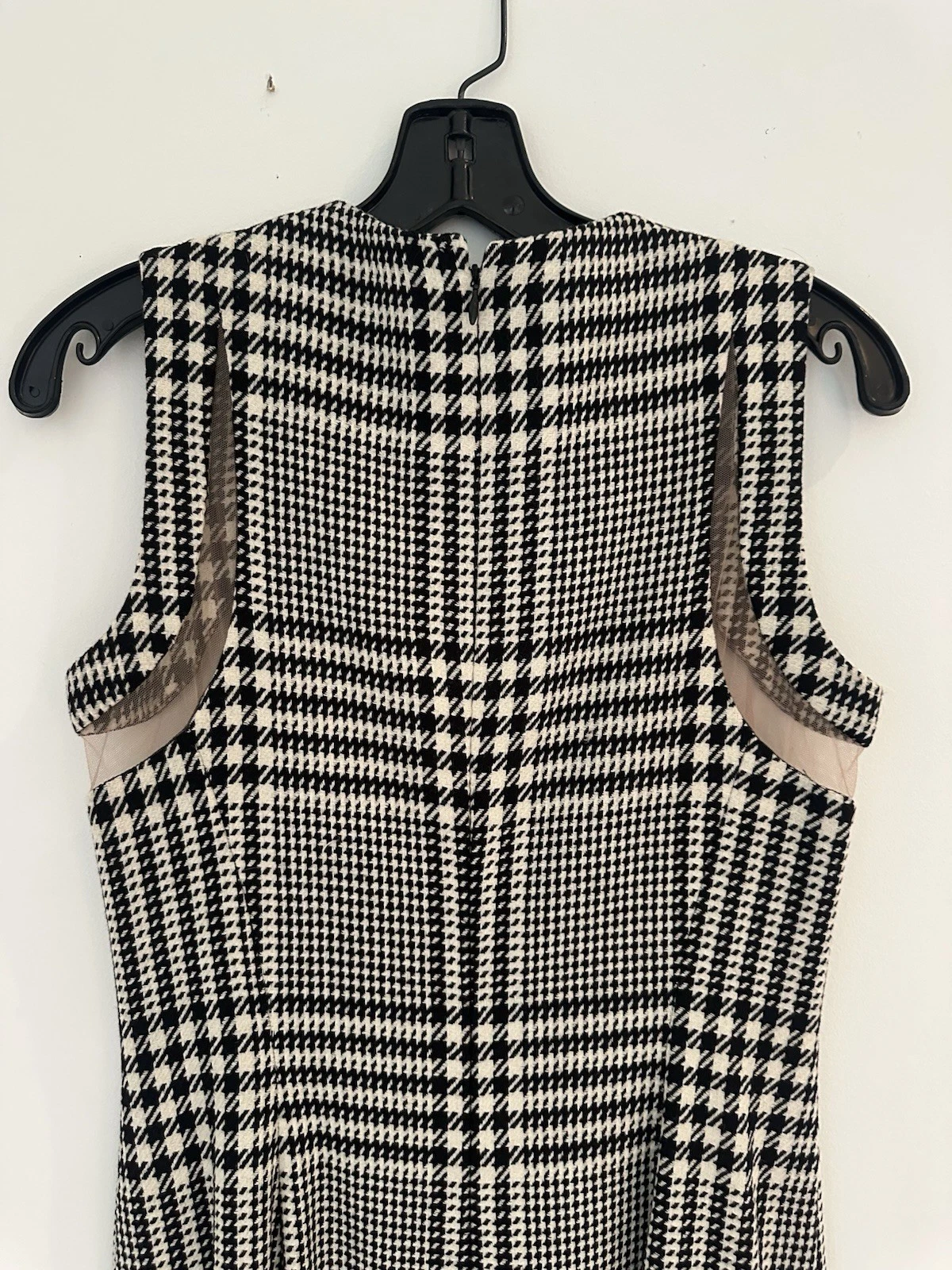 Versace pied de poule senza maniche antistress taglia 42 us taglia 6