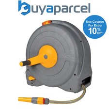 Hozelock 2494 Floor Standing Fast 40m Hose Reel Inc Hose Connectors Fittings